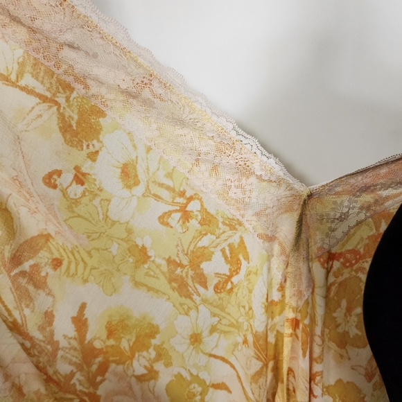 Free people lost in love golden yellow kimono - Picture 10 of 16